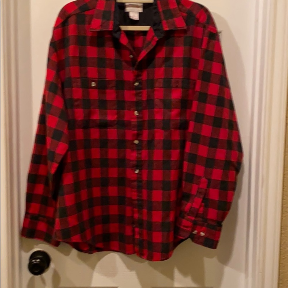 Red and black checkered Shirt.